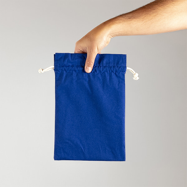 Saco de Algodón Azul 30x20 cm (SA15)